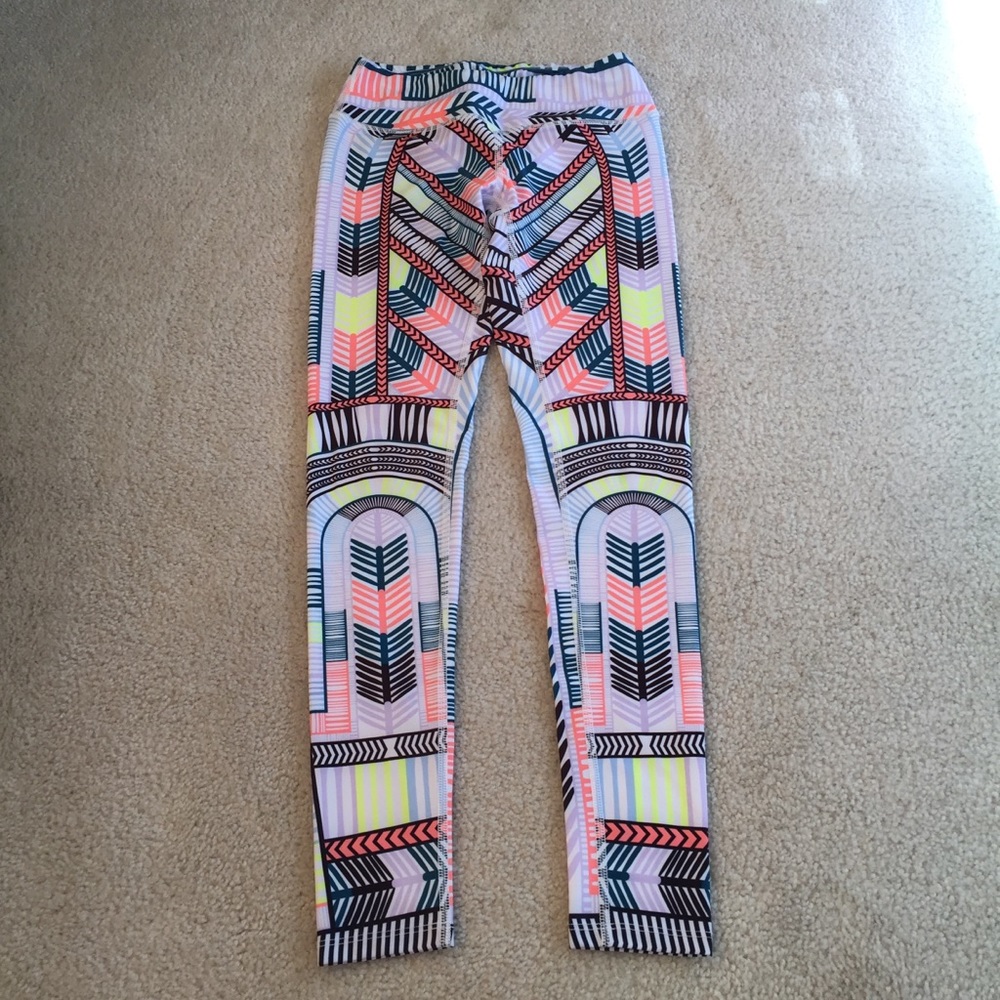 Mara Hoffman Voyager Neon Leggings / Tights - Picture 3 of 8